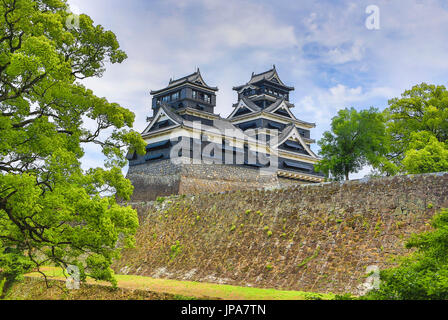 Japan, Kyushu Island, Kumamoto City, Kumamoto Castle Stock Photo