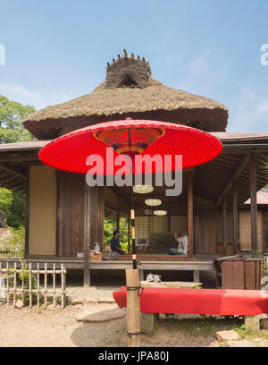 Japan, Shiga Province, Hikone City, Tea House Stock Photo