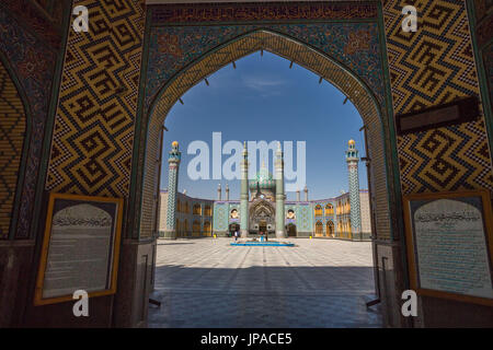 Iran, Aran City (near Koshan), Mohamed Helal Complex, Imam Sade Mausoleum Stock Photo