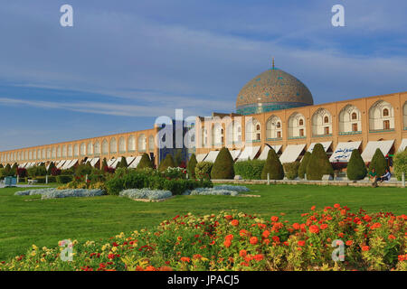 Iran, Esfahan City, Naqsh-e Jahan Square, Sheikh Lotfollah Mosque, Stock Photo