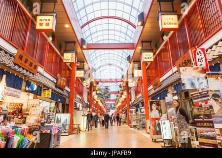 Japan, Honshu, Tokyo, Asakusa, Shopping Arcade Stock Photo