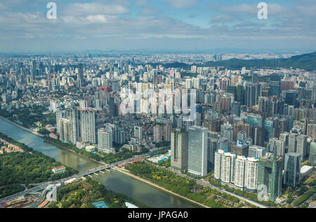 China, Guangdong Province, Guangzhou City, Central Guangzhou, Pearl River Stock Photo