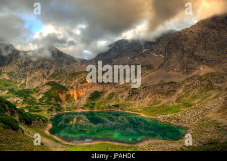 The dragon lake in special light mood. Stock Photo