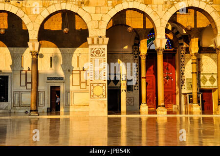 Ummyad Mosque at sunset, Damascus, Syria Stock Photo