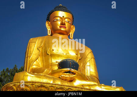 Buddha Statue in Swayambhunath temple ,Kathmandu Valley,Nepal,Asia Stock Photo