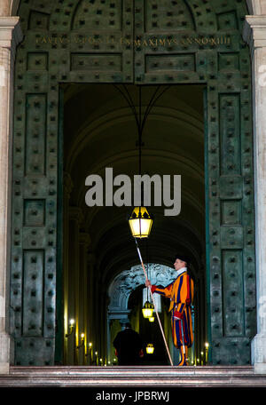 Vatican City, Vatican City State. Swiss Guard Stock Photo