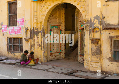 Vrindavan, Uttar Pradesh, India, Asia. Street scene. Stock Photo