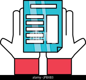 Document with bent corner Stock Vector