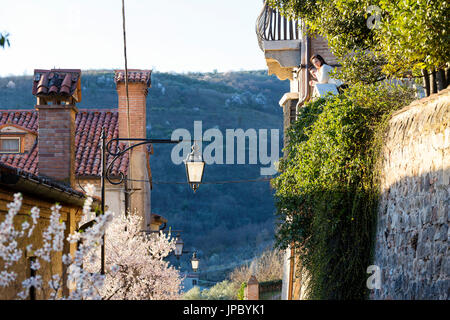 Petrarca's House, Arquà Petrarca, Veneto, Italy Stock Photo