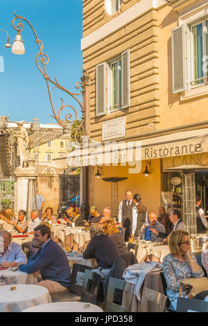 terrace of caffeteria, bar, ristorante canova Stock Photo