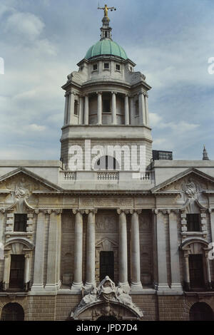 The Central Criminal Court of England and Wales, commonly known as the Old Bailey, London, England, UK Stock Photo