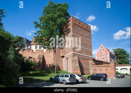Gothic Leaning Tower of Torun in Torun Old Town listed World Heritage by UNESCO in Torun, Poland. 18 June 2017 © Wojciech Strozyk / Alamy Stock Photo Stock Photo