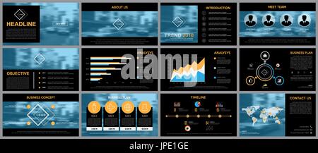 Design element of infographics for presentation templates.Use in presentation ,annual report, book cover design template. Brochure, layout, Keynote ,F Stock Vector