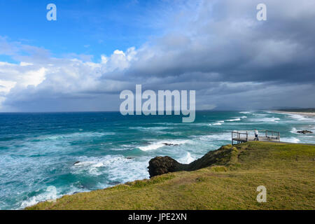 View from Tacking Point, Port Macquarie, New South Wales, NSW, Australia Stock Photo