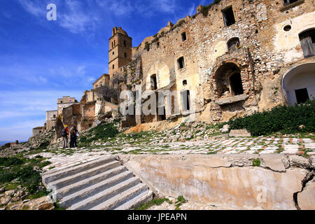 Craco village, Matera district, Basilicata, Italy Stock Photo