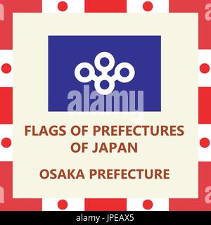 Flag Of The Japanese City Of Osaka Stock Vector Image & Art - Alamy
