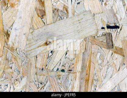 Oriented strand board Stock Photo