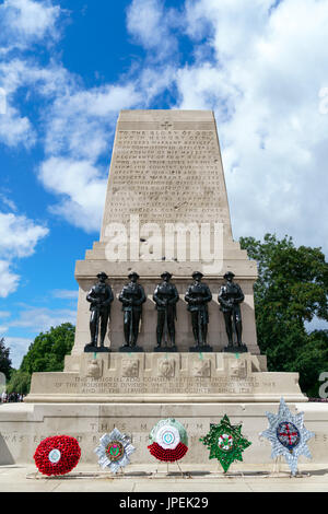 LONDON - JULY 30 : The Guards Memorial in London on July 30, 2017 Stock Photo