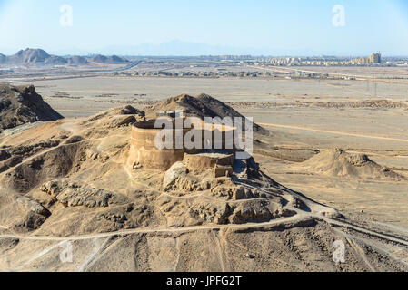 zoroastrian towers of silence, Yazd, Iran Stock Photo