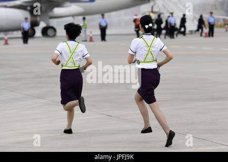 Changchun, Changchun, China. 1st Aug, 2017. Changchun, CHINA-(EDITORIAL USE ONLY. CHINA OUT).The anti-hijacker maneuver is held at Changchun Airport in northeast China's Jilin Province, August 1st, 2017. Credit: SIPA Asia/ZUMA Wire/Alamy Live News Stock Photo