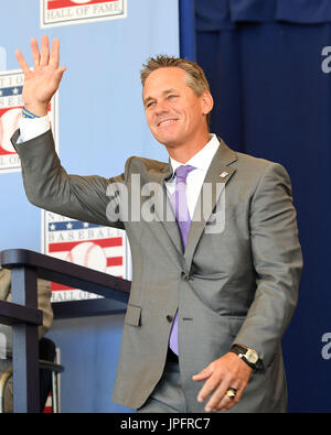 New York, NY, USA. 29th July, 2017. Hall of Fame member Craig Biggio attends the National Baseball Hall of Fame Induction Ceremony at Clark Sports Center on July 30, 2017 during the Induction Weekend in Cooperstown, New York. Credit: John Palmer/Media Punch/Alamy Live News Stock Photo