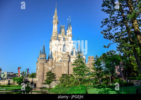 Tokyo Disneyland Cinderella Castle Stock Photo