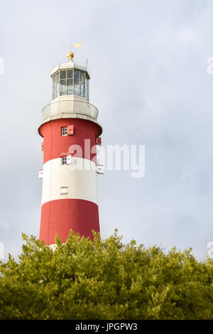 Plymouth Lighthouse Stock Photo