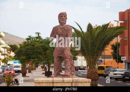 Statue along Rambla Los Menceyes Las Caletillas Tenerife Spain Stock Photo