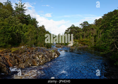 River Affric, National Nature Reserve Glen Affric, Highlands, Northwest Highlands, Scotland, UK Stock Photo