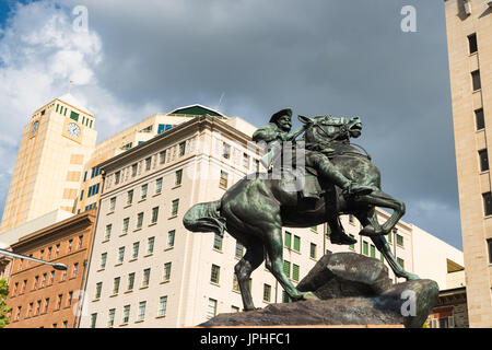 South African War Memorial for the Boer War, Adelaide, South Australia. Stock Photo