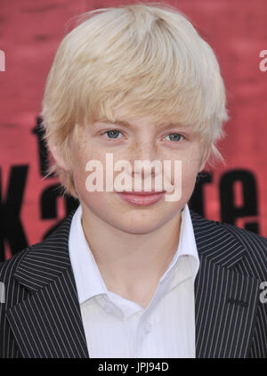 Luke Carberry at the premiere of ‘The Karate Kid’ held at Mann Village