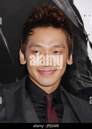 Rain Raizo The Premiere of 'Ninja Assassin' held at Grauman's