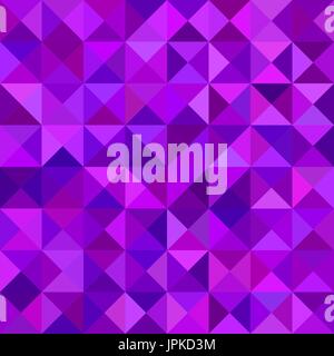 Geometrical abstract triangle mosaic pattern background - vector graphic from triangles Stock Vector