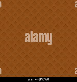 Seamless perforated square pattern texture background - 3d vector illustration with shadow effect Stock Vector