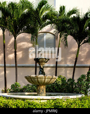 Colonial Splendour. Barbados Island in the Caribbean was once part of the British Empire and this colonial influence is often reflected in the buildin Stock Photo