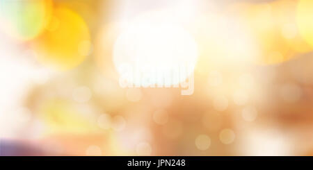 Decent orange and yellow light background wallpaper. Stock Photo