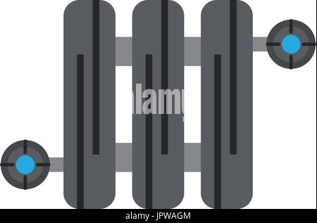 radiator heating icon image  Stock Vector