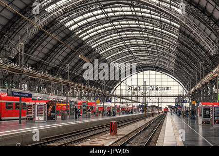 Frankfurt Railway station Stock Photo