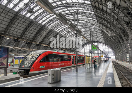 Frankfurt Railway station Stock Photo