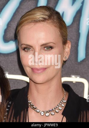 CHARLIZE THERON US  film actress in July 2017. Photo: Jeffrey Mayer Stock Photo