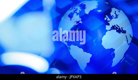 Computer virus ransomware cyber attack Stock Photo
