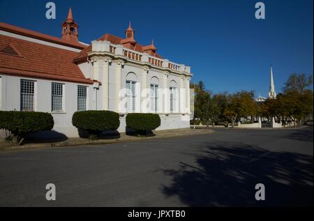 Historic building in the small town of Graaff-Reinet in the Karoo of the Eastern Cape, South Africa Stock Photo