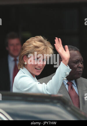 August 31, 2017 marks 20 years since Princess Diana's death. Diana Princess of Wales died from serious injuries in the early hours of August 31st 1997 after a car crash in Paris. Pictured: Jun 06, 1997; London, England, UK; PRINCESS DIANA Credit: Branimir Kvartuc/ZUMAPRESS.com/Alamy Live News Stock Photo