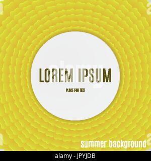 Abstract yellow petals. Holliday summer background. Vector Template. Place for text Stock Vector