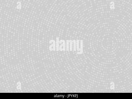 Light grey abstract doted Background with radial halftone effect.  Vector design.  eps10 Stock Vector
