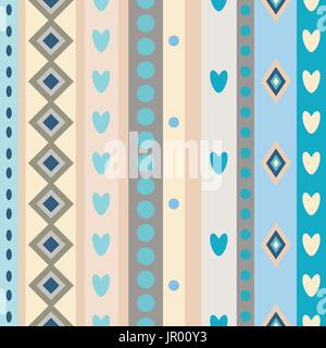 Bright Colorful seamless stripes pattern.  Stock Vector