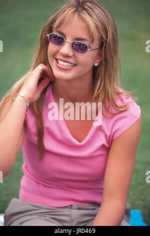 Orlando, FL -JUNE 15: Pop Singer Britney Spears Poses at Walt Disney World June 15, 1999 in Orlando FL. Credit: mpi04/MediaPunch Stock Photo