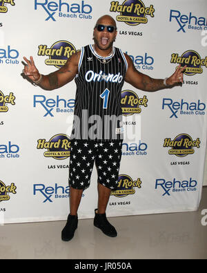 Flo Rida takes over Hard Rock Hotel & Casino  Featuring: Flo Rida Where: Las Vegas, Nevada, United States When: 02 Jul 2017 Credit: DJDM/WENN.com Stock Photo