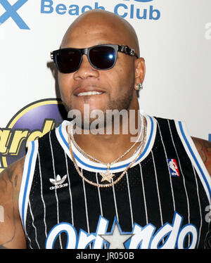 Flo Rida takes over Hard Rock Hotel & Casino  Featuring: Flo Rida Where: Las Vegas, Nevada, United States When: 02 Jul 2017 Credit: DJDM/WENN.com Stock Photo