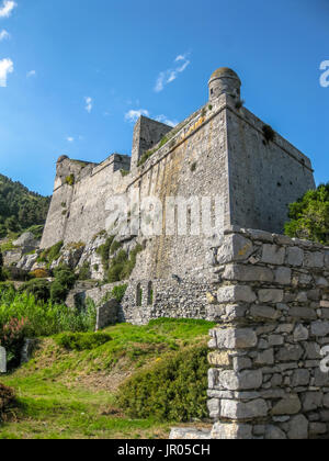 Doria castle Portovenere Stock Photo